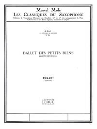 WOLFGANG AMADEUS MOZART: GAVOTTE SENTIMENTALE (CLASSIQUES NO.15) (SAXOPHONE-ALTO & PIANO)