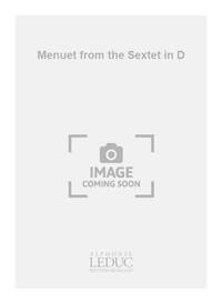 WOLFGANG AMADEUS MOZART: MENUET FROM THE SEXTET IN D (CLASSIQUES NO.90) (VIOLIN & PIANO)