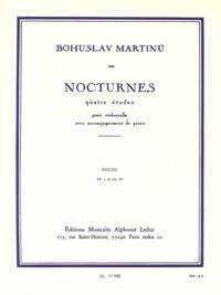BOHUSLAV MARTINU: NOCTURNES - NO.I-II-III-IV (CELLO/PIANO)