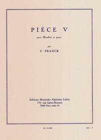 CESAR FRANCK: PIECE V (OBOE/PIANO)