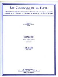 JOHANN SEBASTIAN BACH: SONATA BWV1013 IN A MINOR (CLASSIQUES NO.18) (FLUTE SOLO)