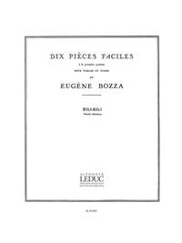 EUGENE BOZZA: PIECES FACILES NO.5: EILI-EILI, MELODIE HEBRAIQUE (VIOLIN & PIANO)