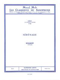 FRANZ PETER SCHUBERT: SERENADE (CLASSIQUES NO.56) (SAXOPHONE-ALTO & PIANO)