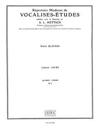 GABRIEL FAURE: VOCALISE NO.1 (HIGH) (VOICE & PIANO)