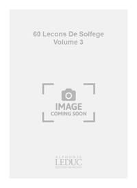 ROPARTZ 60 LECONS DE SOLFEGE VOLUME 3 AVEC ACCOMPAGNEMENT BL557 BOOK