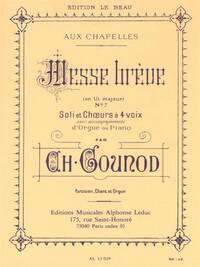CHARLES GOUNOD: BRIEF MASS (SATB/ORGAN) CHANT