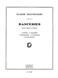 DELVINCOURT DANCERIES VIOLIN & PIANO BOOK