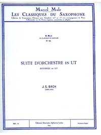 BOURREE FROM SUITE IN C BWV 1066 TEN SAX/PNO