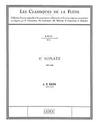 JOHANN SEBASTIAN BACH: SONATA NO.1, BWV1030 IN B MINOR (CLASSIQUES NO.1) (FLUTE & PIANO)