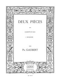 PHILIPPE GAUBERT: 2 PIECES NO.1: ROMANCE (CLARINET & PIANO)