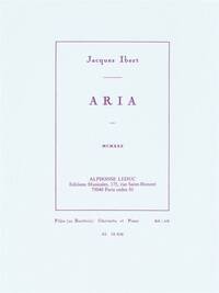 JACQUES IBERT: ARIA (FLUTE/CLARINET/PIANO)