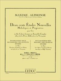 MAXIME-ALPHONSE: 200 ETUDES NOUVELLES VOL.1 - 70 ETUDES TRES FACILES (HORN)