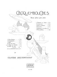 CLAUDE DELVINCOURT: CROQUEMBOUCHES NO.9: BABA (PIANO SOLO) PIANO