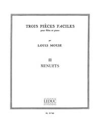 LOUIS MOYSE: 3 PIECES NO.3: MENUETS (FLUTE & PIANO)