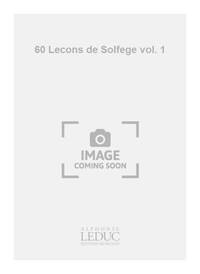 ROPARTZ 60 LECONS DE SOLFEGE VOLUME 1 SANS ACCOMPAGNEMENT BOOK