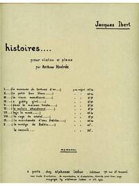 JACQUES IBERT: LE PALAIS ABANDONNE (VIOLIN & PIANO)