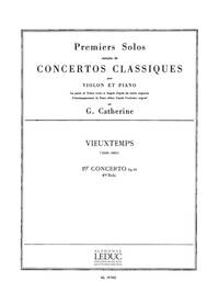 VIEUXTEMPS PREMIER SOLO EXTRAIT CONCERTO NO 1 IN E VIOLIN & PIANO BOOK