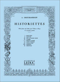 ALEKSANDR TIKHONOVICH GRETCHANINOV: HISTORIETTES OP.118, NO.4: REFRAIN JOYEUX (VIOLIN & PIANO)
