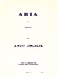 ALBERT ROUSSEL: ARIA FOR FLUTE AND PIANO