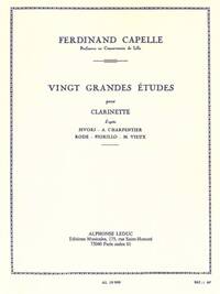 FERDINAND CAPELLE: VINGT GRANDES ETUDES (CLARINET)