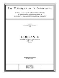 BACH JS CLASSIQUE CONTREBASSE NO 2 SUITE NO 1 (NANNY) DOUBLE BASS BOOK