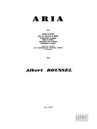 ALBERT ROUSSEL: ARIA POUR HAUTBOIS ET PIANO