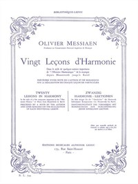 OLIVIER MESSIAEN : 20 LECONS D'HARMONIE