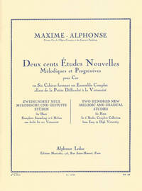 DEUX CENTS ETUDES NOUVELLES POUR COR CAHIER 4 : VINGT ETUDES DIFFICILES