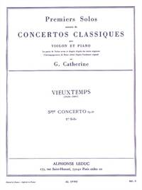 GEORGES CATHERINE: PREMIERS SOLOS EXTRAITS DE CONCERTOS CLASSIQUES (VIEUXTEMP'S CONCERT NO. 5)