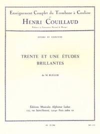 HENRI COUILLAUD: TRENTE ET UNE ETUDES BRILLANTES (TROMBONE)