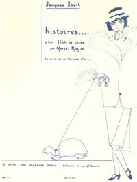JACQUES IBERT: LA MENEUSE DE TORTUES D'OR (FLUTE & PIANO)