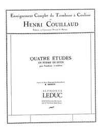 HENRI COUILLAUD: 4 ETUDES EN FORME DE DUOS (TROMBONES 2)