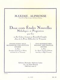 MAXIME ALPHONSE: TWO HUNDRED NEW MELODIC AND GRADUAL STUDIES - VOL. 5 (HORN)