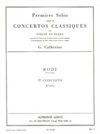 PIERRE RODE: 7TH CONCERTO - 1ST SOLO
