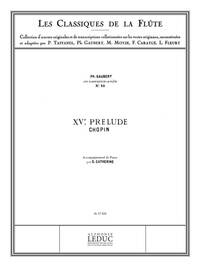 FREDERIC FRANCOIS CHOPIN: PRELUDE NO.15, OP.28 IN D FLAT MAJOR (CLASSIQUES NO.10) (FLUTE & PIANO)