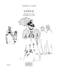 GABRIEL FAURE: PIECE (SAXOPHONE-ALTO & PIANO)