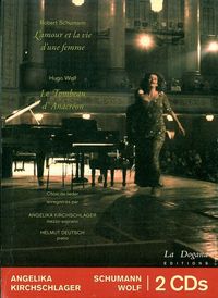 COFFRET ANGELIKA KIRCHSCHLAGER - SCHUMANN WOLF - 2 LIVRES ET 2 CD