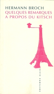 QUELQUES REMARQUES A PROPOS DU KITSCH