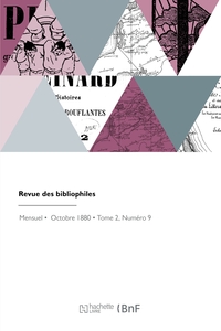 Revue des bibliophiles