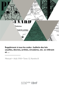 Supplément à tous les codes