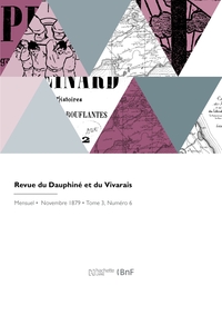 Revue du Dauphiné et du Vivarais