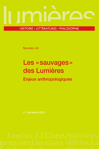 LES  SAUVAGES  DES LUMIERES - ENJEUX ANTHROPOLOGIQUES