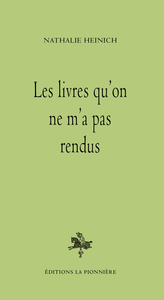 LES LIVRES QU'ON NE M'A PAS RENDUS