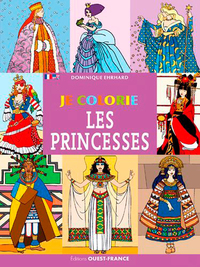 JE COLORIE LES PRINCESSES