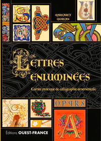LETTRES ENLUMINEES - CARNET PRATIQUE DE CALLIGRAPHIE ORNEMENTALE