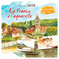 AGENDA 2018 LA FRANCE A L'AQUARELLE