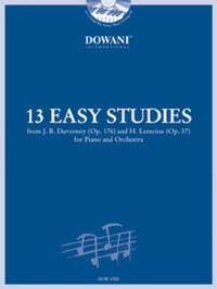 13 EASY STUDIES FOR PIANO AND ORCHESTRA PIANO+CD
