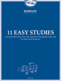 11 EASY STUDIES FOR PIANO AND ORCHESTRA PIANO+CD