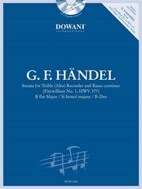 SONATA IN B-DUR FLUTE A BEC +CD