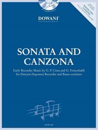 SONATA AND CANZONA FLUTE A BEC +CD
